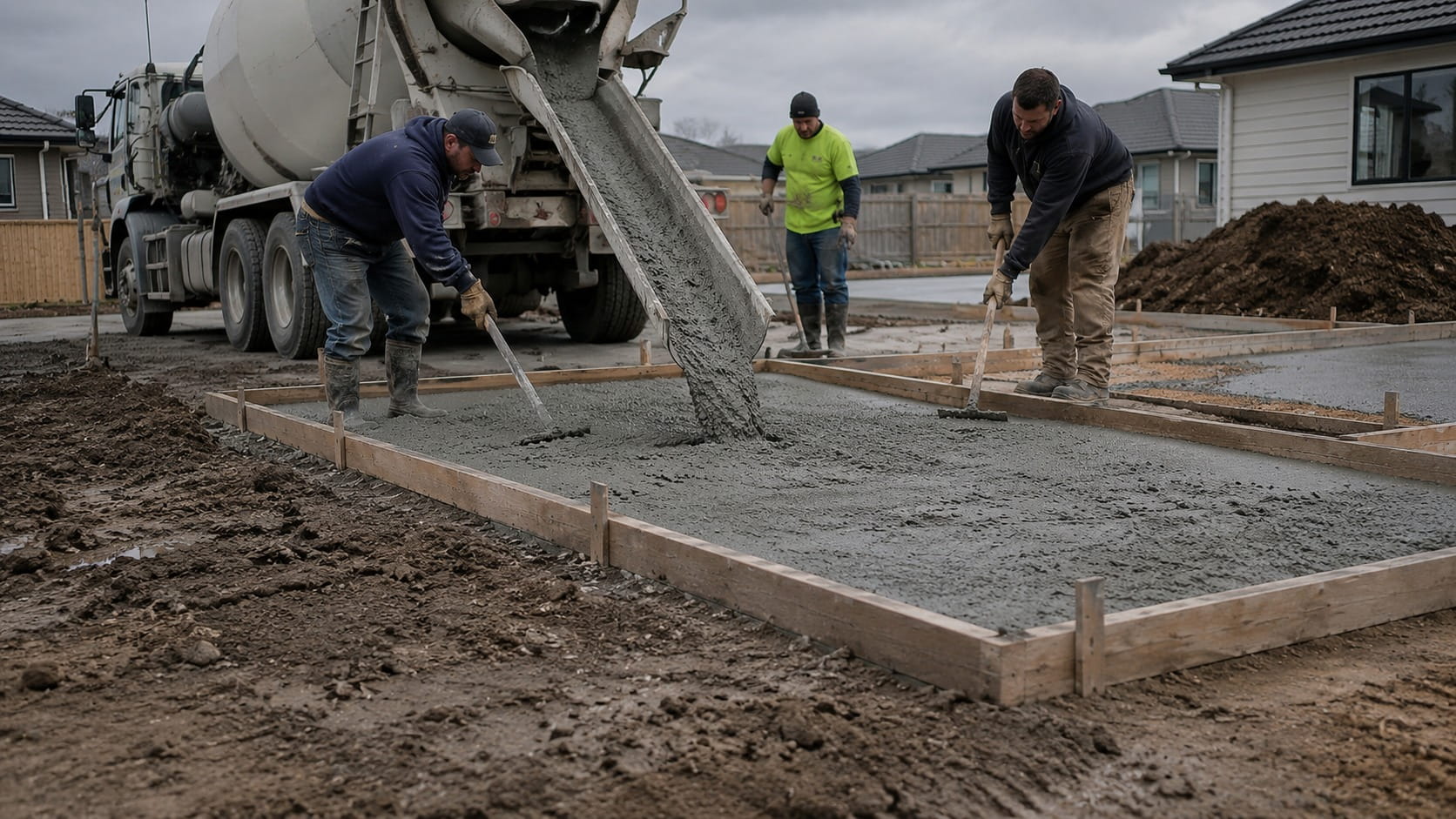 Wellington concrete contractor project